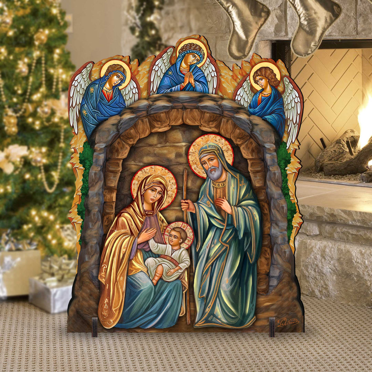 Orthodox Nativity Outdoor Decor Yard Decor by G. Debrekht - Nativity Holiday Decor