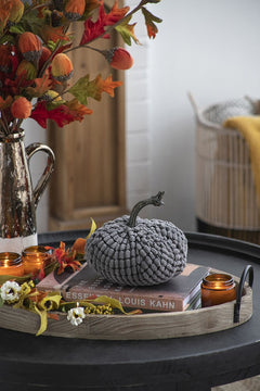 Weighted Pumpkin Ornament Decor For Holiday Harvest Festival Fall Festival & Thanksgiving