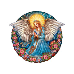 Guardian Angel of Serenity Holiday Door Decor by G. Debrekht - Nativity Holiday Decor - 8652806H
