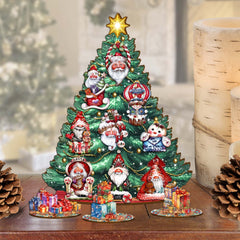 Christmas Story Christmas Tree Eco Wood Set by Jamie Mills-Price Christmas Decor - 8091509-MP