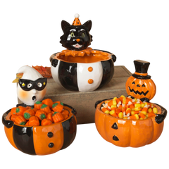 Halloween Ceramic Candy Dish -