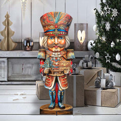 Nutcracker with a Heartwarming Surprise Outdoor Decor by G. Debrekht - Christmas Decor - 8611060F