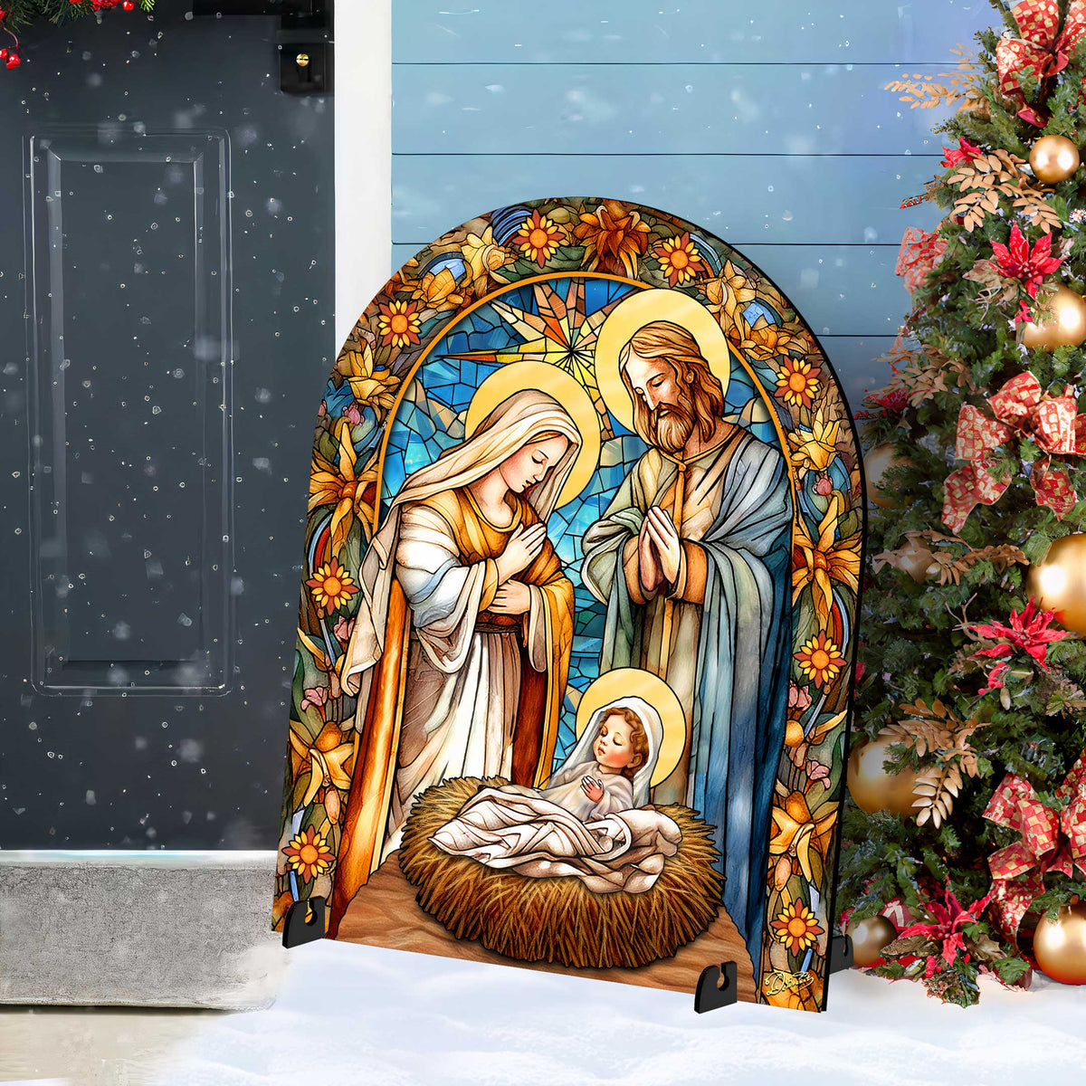 Classic Nativity Outdoor Decor Yard Decor by G. Debrekht - Nativity Holiday Decor