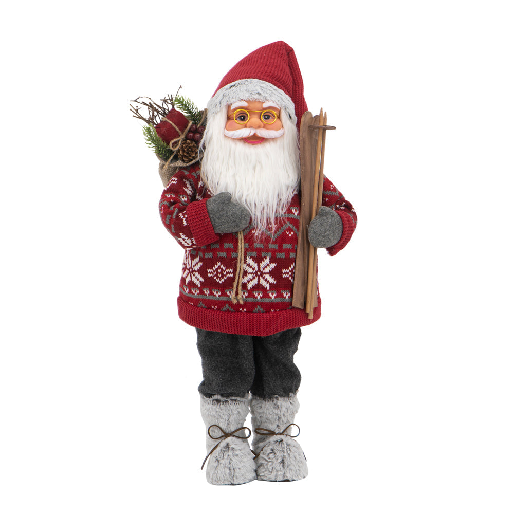 10.6X7.5X23.6" Standing Santa