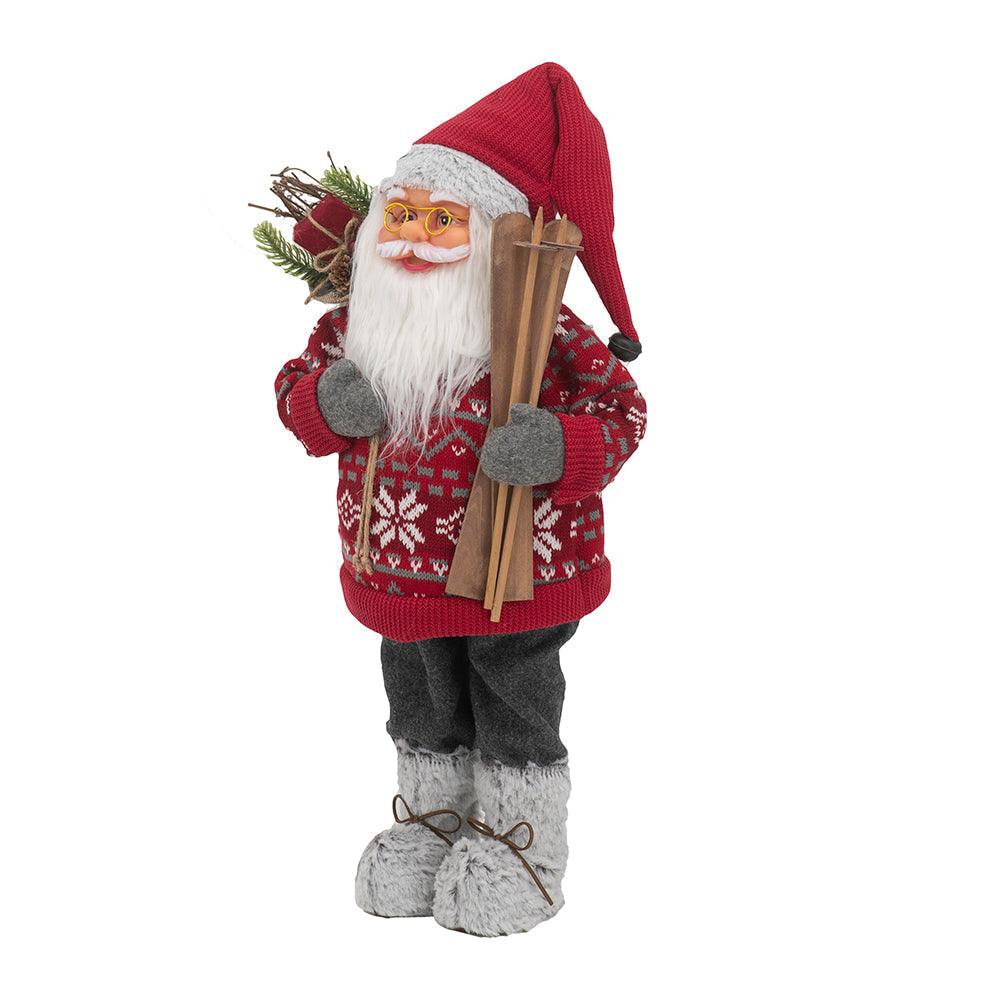 10.6X7.5X23.6" Standing Santa