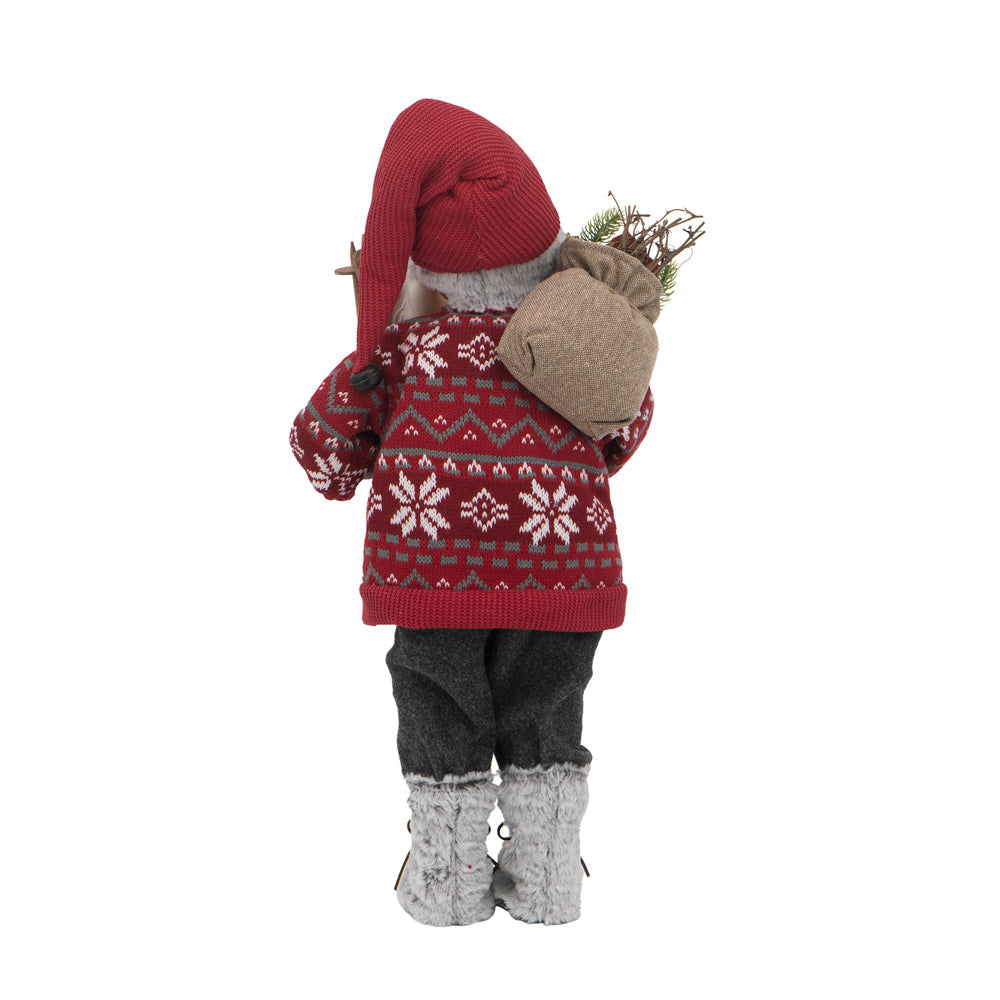 10.6X7.5X23.6" Standing Santa