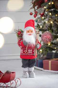 10.6X7.5X23.6" Standing Santa