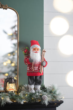 10.6X7.5X23.6" Standing Santa
