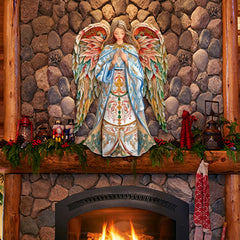 Elegant Angel of Hope Holiday Door Decor by G. Debrekht - Nativity Holiday Decor - 8611073H