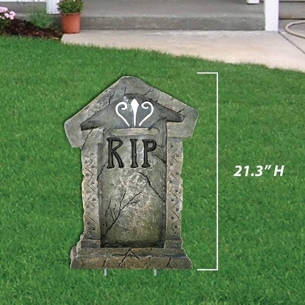Fake Tombstones Halloween Yard Decoration | Set of 6