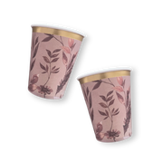 Fall Floral Leaf Floral Party Cup (8pcs)