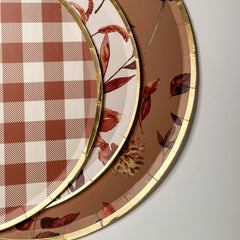 Fall Leaf Dinner Paper Plate (8pcs)