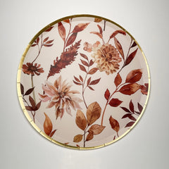 Fall Leaf Small Paper Plate (8pcs)