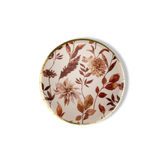 Fall Leaf Small Paper Plate (8pcs)