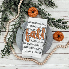 Fall Words