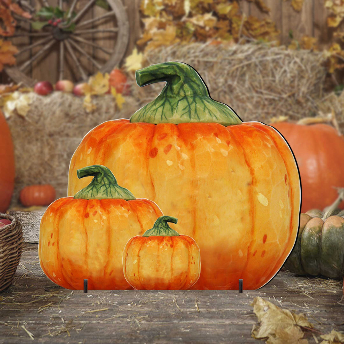 Harvest Pumpkin Halloween Large Outdoor Decor by G. DeBrekht Thanksgiving Halloween Decor - 8158414-2F