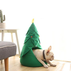 Christmas Tree & Reindeer Cozy Pet Cave