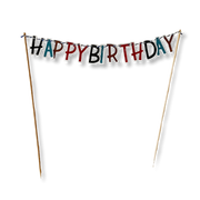 Fishing Happy Birthday Cake Banner