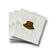 Fishing Small Disposable Paper Napkins (16pcs)