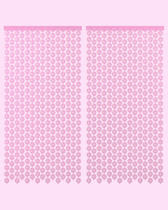 Pink Disco Curtain - iridescent foil curtain