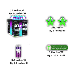 Gamer Birthday Yard Card - 9pcs