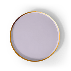 Gold Light Pink Paper Plate (8pcs)