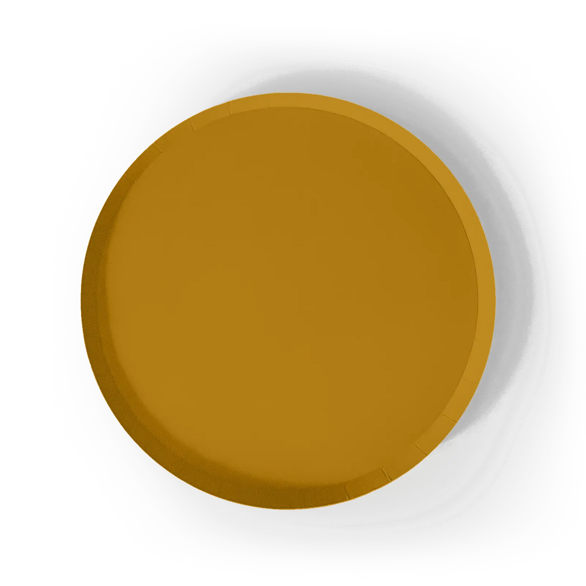 Gold Matte Paper Party Plate (8pcs)