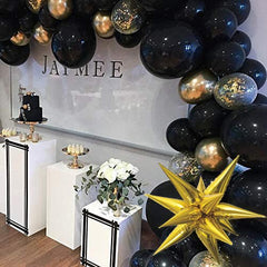 Yellow Gold Starburst Balloon