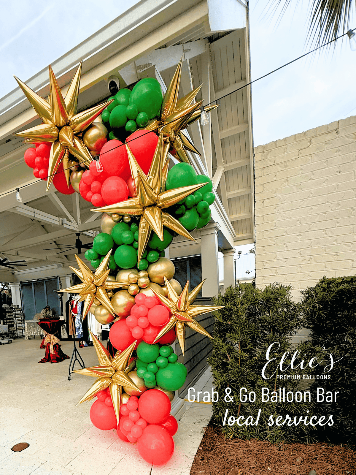 Gold Starburst Cluster Balloon – 40" Foil | Ellie’s Party Supply