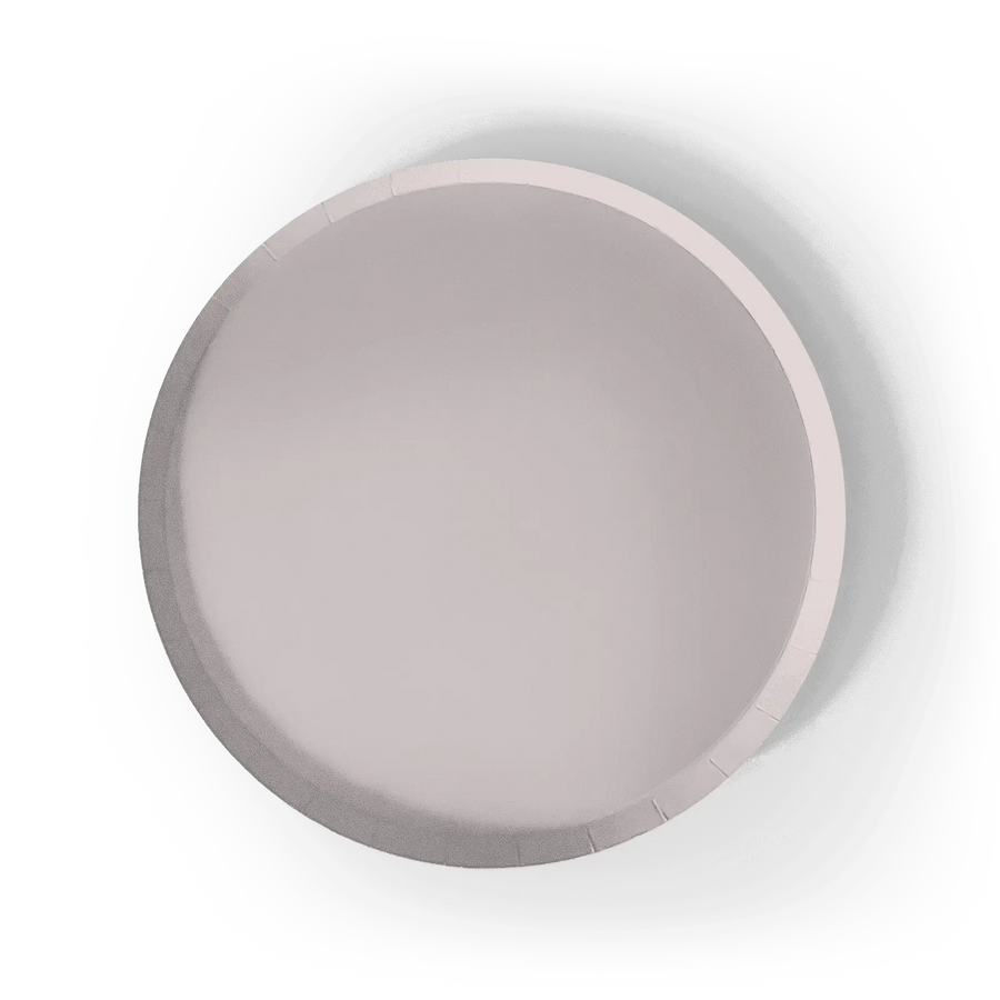 Gray Paper Party Plate (8pcs)