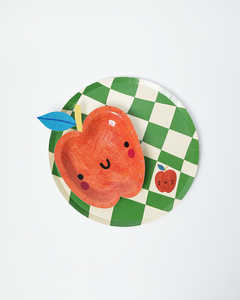 Little Chef Birthday Party Supplies Pack (Serves 12) | Kids Cooking & Baking Themed Party Kit | Checkered Plates, Cups & Tableware Set