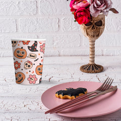 Groovy Halloween Icon Paper Cups