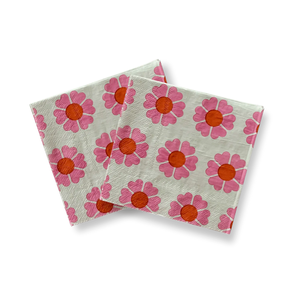 Vintage Flower Small Disposable Paper Napkins (16pcs)