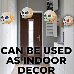 Halloween Hanging Skulls Decoration - Set of 32