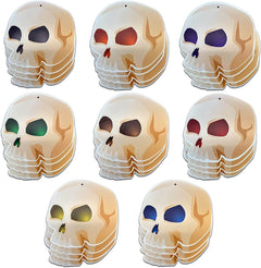 Halloween Hanging Skulls Decoration - Set of 32
