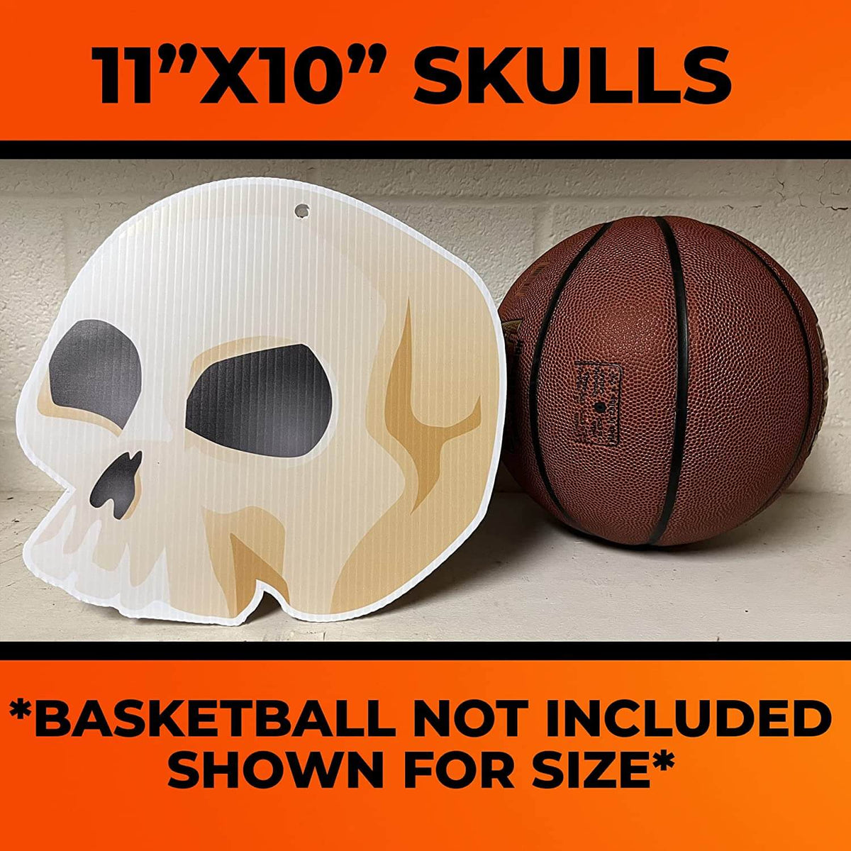Halloween Hanging Skulls Decoration - Set of 32