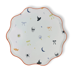 Halloween Patterned Paper Party Plate (12 Per Pack)