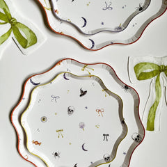 Halloween Patterned Paper Party Plate (12 Per Pack)