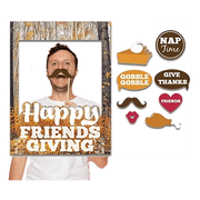 Happy Friendsgiving Photo Booth Frame & Props