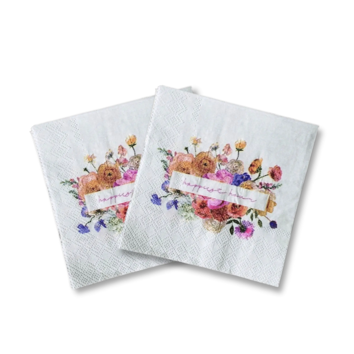 Happy Hour Small Cocktail Disposable Paper Napkins (16pcs)