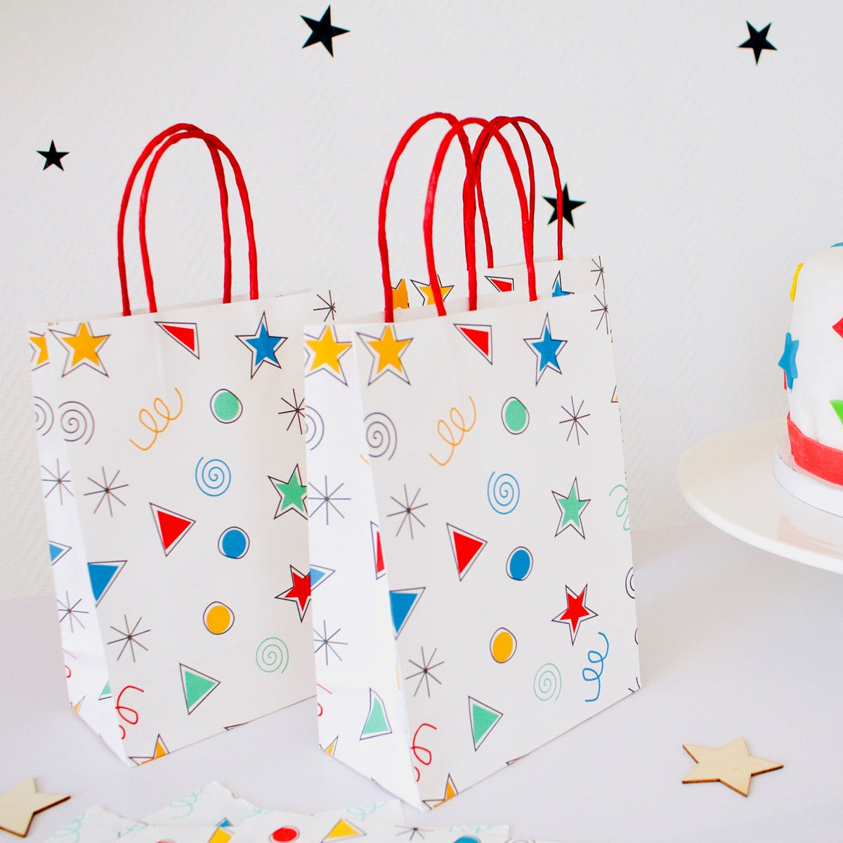 Happy Colors Superhero Party Bags (Set of 8)