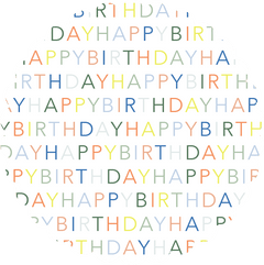 HBD Dessert Plate S16