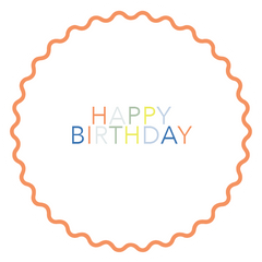 HBD Dessert Plate S16