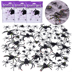 Halloween Spider & Web Decorations