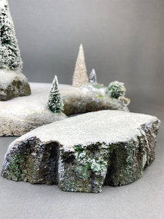 Christmas Village Fortynicks Inn. Illuminated Porcelain Hand Painted Building. Alternative Holiday Decoration. Home or Retail Display.