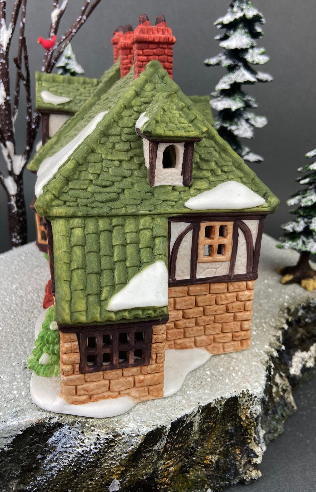 Christmas Village House by Department 56 -  New England Village Series Illuminated Nicholas Nickleby Cottage