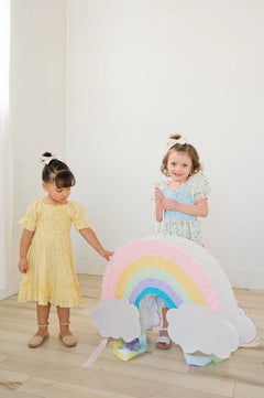🌈Vibrant Rainbow Party Piñata - Colorful & Fun - Ideal for Birthdays and Joyful Events