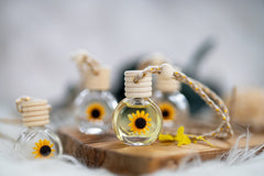 Luxury SunFlower Car Diffuser - Cute Flower Design Air Freshener for Women