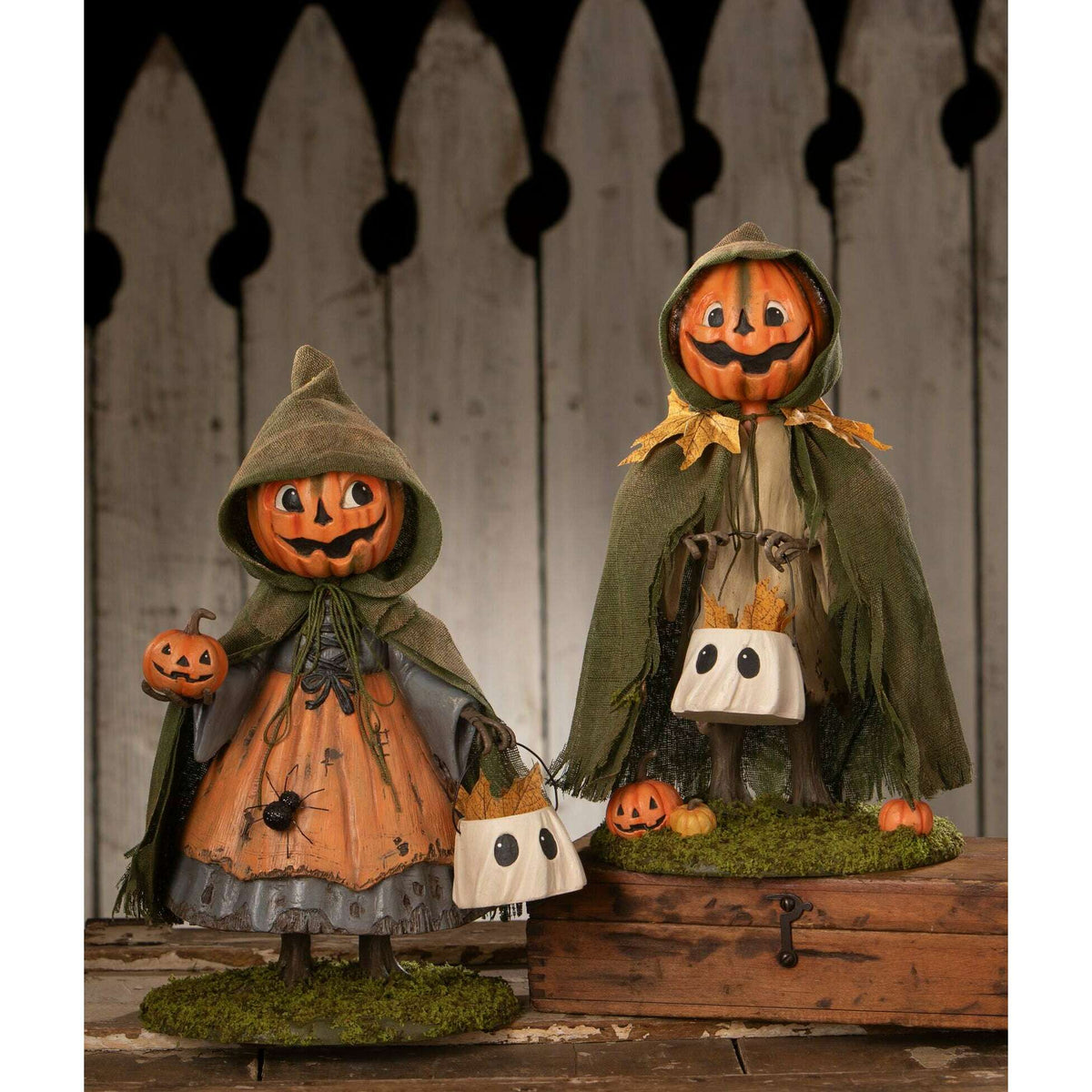 Jolly Jack Pumpkin Halloween Decor by Bethany Lowe Designs