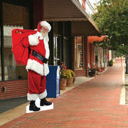 5' 7" Life Size Santa Cutout Yard Card
